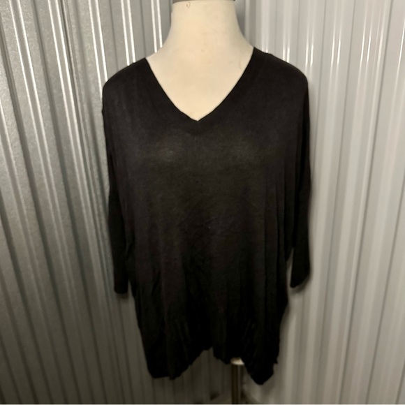 Evri Dolman Sleeve Charcoal Grey Sweater size 2x - Picture 2 of 5